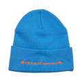 Chrome Hearts Triple Cross Watch Cap Beanie 'Light Blue/Orange'