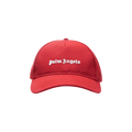 Palm Angels Classic Logo Cap 'Red/Silver'
