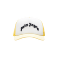 Palm Angels GD Curved Logo Trucker Hat 'Yellow/Black'