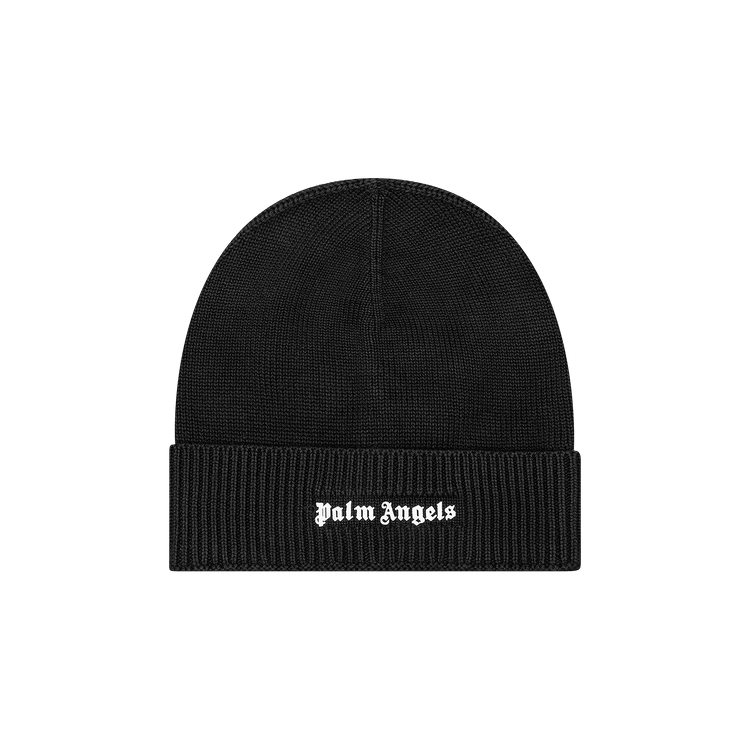 Palm Angels Classic Logo Beanie 'Black/White'