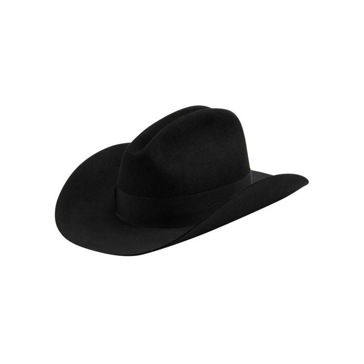 Gucci Wide-Brimmed Felt Fedora With Double G 'Black/Black'