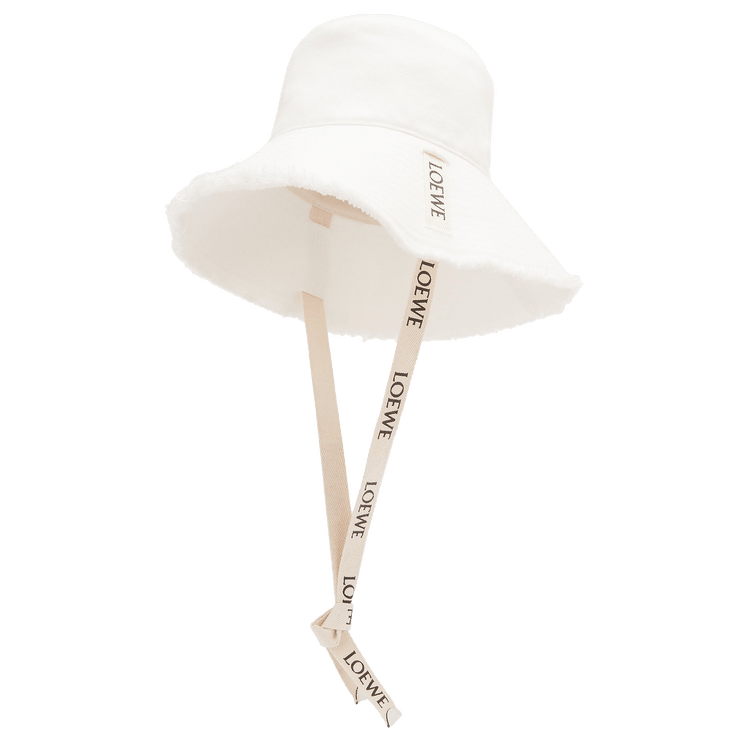 Loewe Fisherman Frayed Hat 'Soft White'