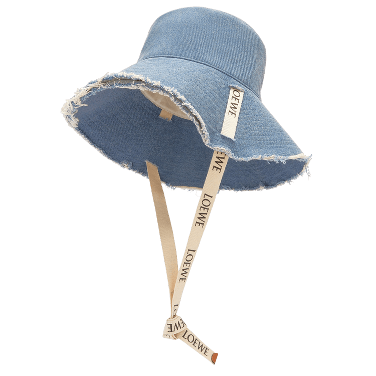 Loewe Fisherman Frayed Hat 'Blue'