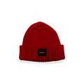 Off-White Rib Knit Cuffed Beanie 'Red'