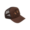 Amiri Three Star Trucker Hat 'Shitake'
