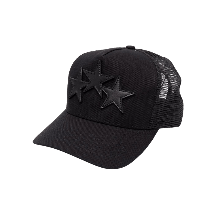 Amiri 3 Star Trucker Hat 'Black'