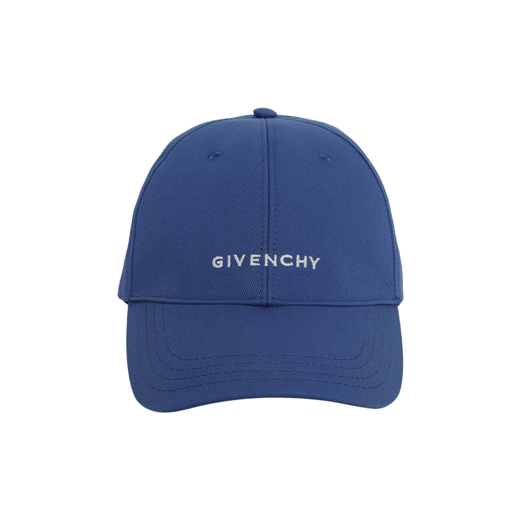 Givenchy Curved Cap With Embroidered Logo 'Ocean Blue'