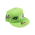 Psychworld x New York Yankees Fitted Cap 'Lime'