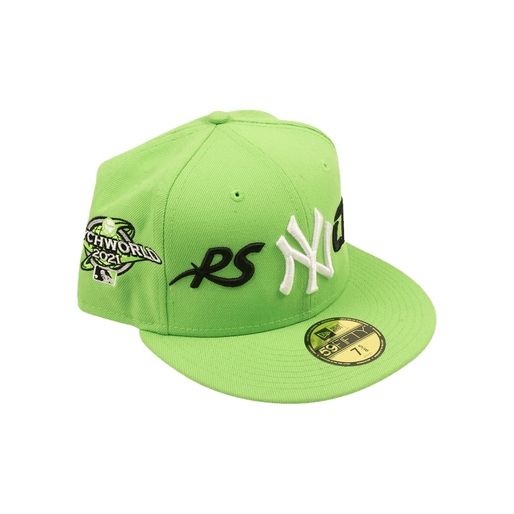 Psychworld x New York Yankees Fitted Cap 'Lime'