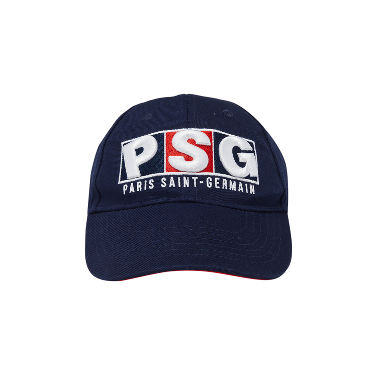 Vintage Paris Saint-Germain PSG Embroidered Cap 'Navy/Red'