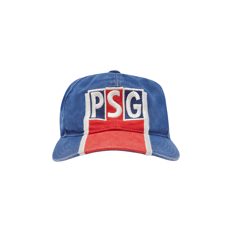 Vintage Paris Saint-Germain PSG Embroidered Cap 'Blue/Red'