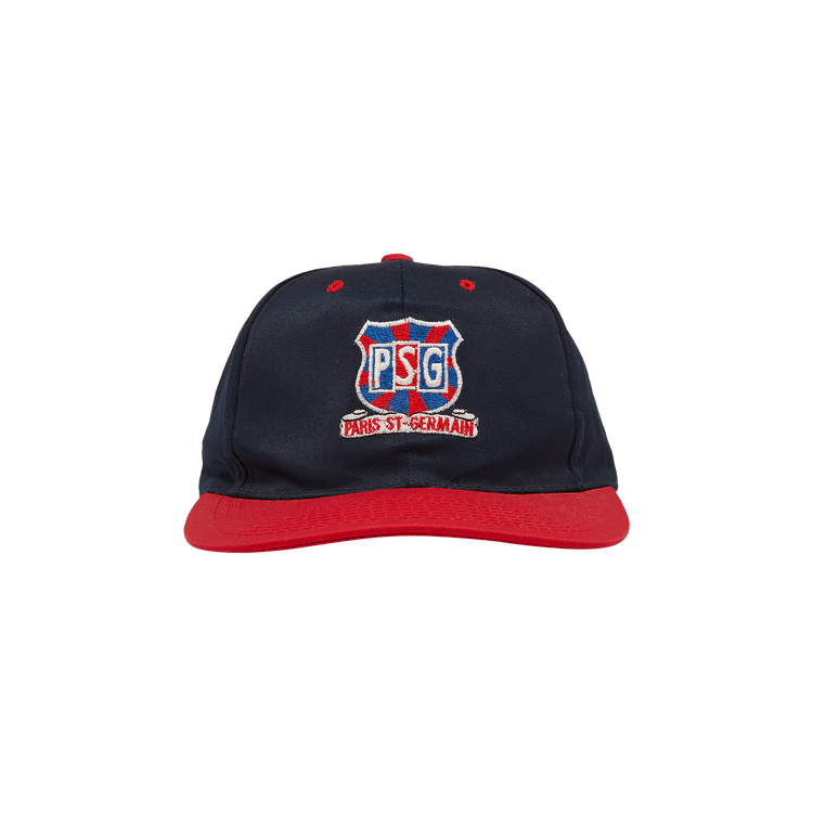 Vintage Paris Saint-Germain PSG Embroidered Badge Logo Cap 'Blue/Red'
