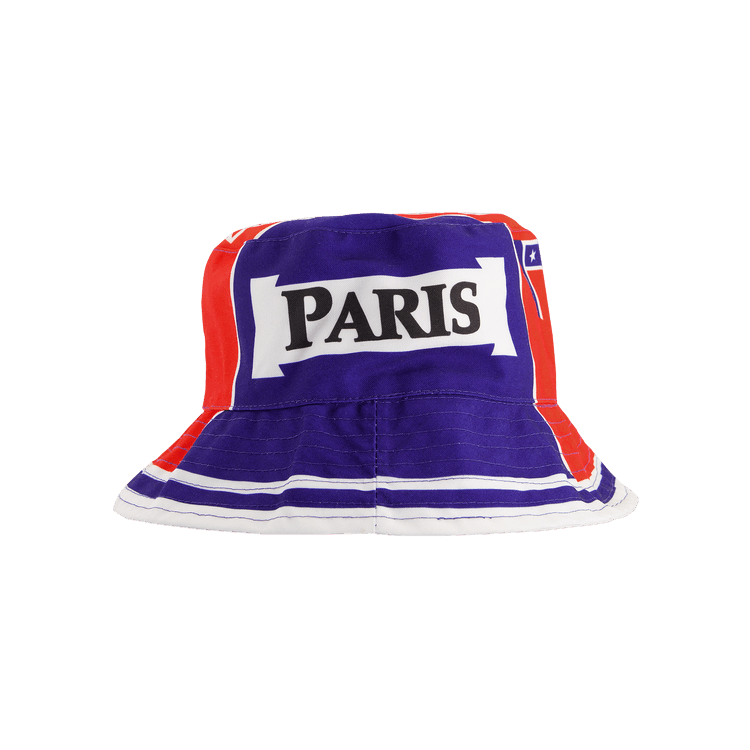 Vintage Paris Saint-Germain Logo Bucket Hat 'Blue/Red'