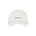 Givenchy Curved Cap With Embroidered Logo 'White'