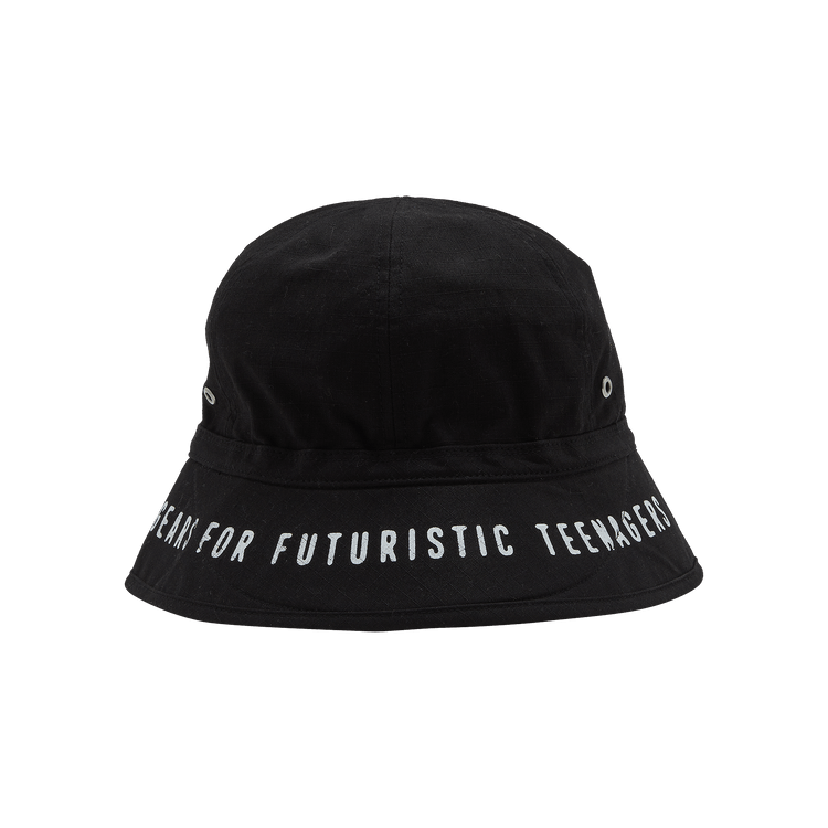 Human Made Rip-Stop Round Bucket Hat 'Black'