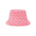 Burberry Monogram Embroidery Towel Bucket Hat 'Pink/Lime'
