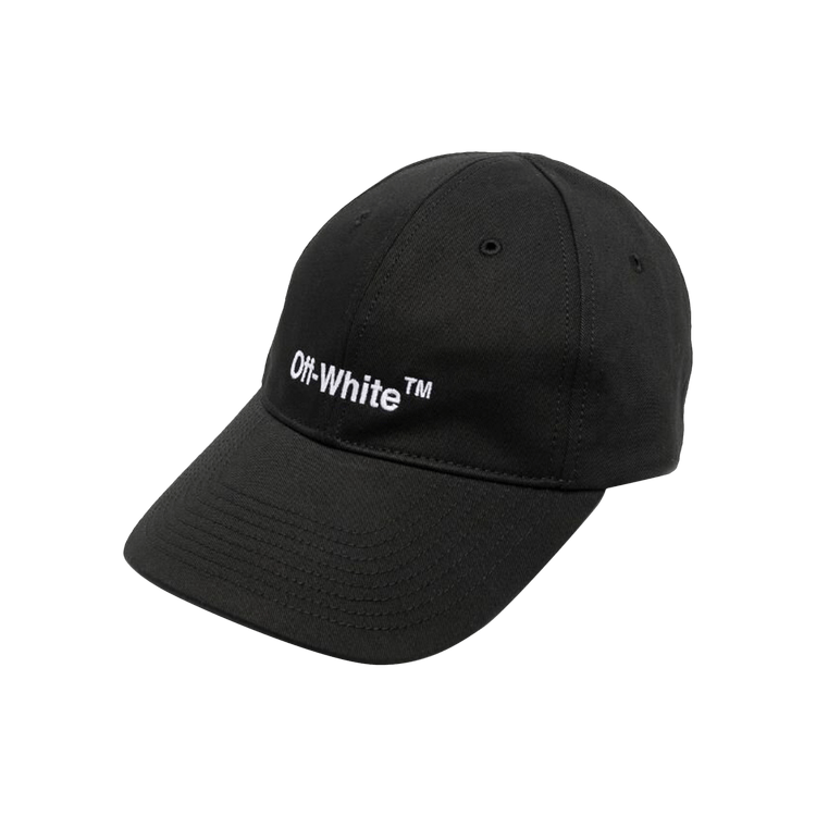 Off-White Helvetica Baseball Cap 'Black/White'