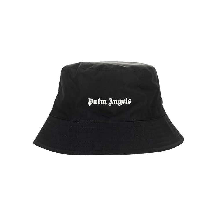 Palm Angels Logo Bucket Hat 'Black/White'