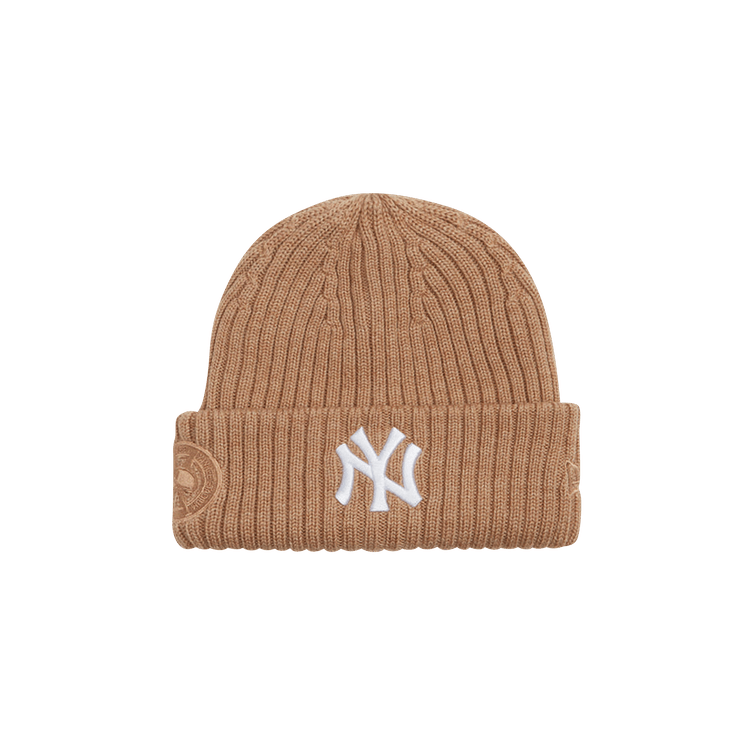 Kith & New Era For New York Yankees Knit Beanie 'Chestnut'