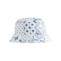 Kith Kids Baby Azulejo Tiles Reversible Bucket Hat 'Sandrift'