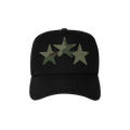 Amiri Three Star Trucker Hat 'Black/Camo'
