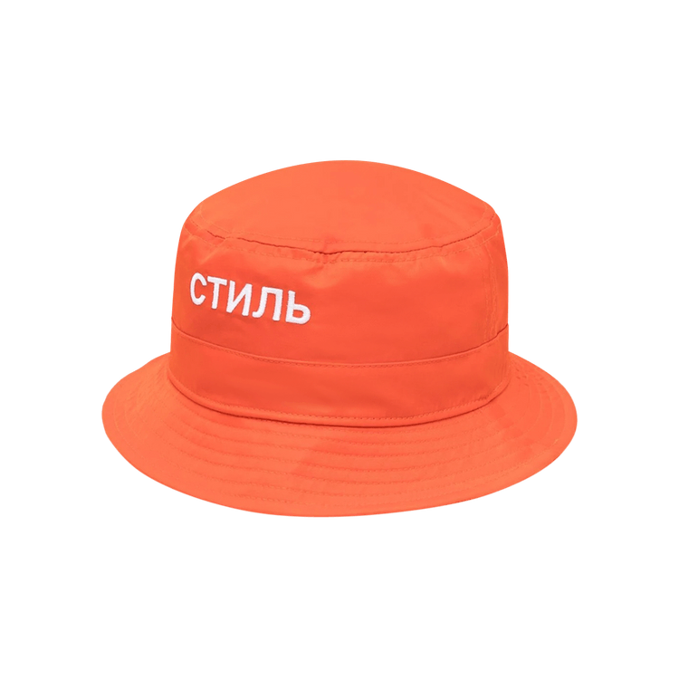 Heron Preston CTNMB Bucket Hat 'Orange/White'