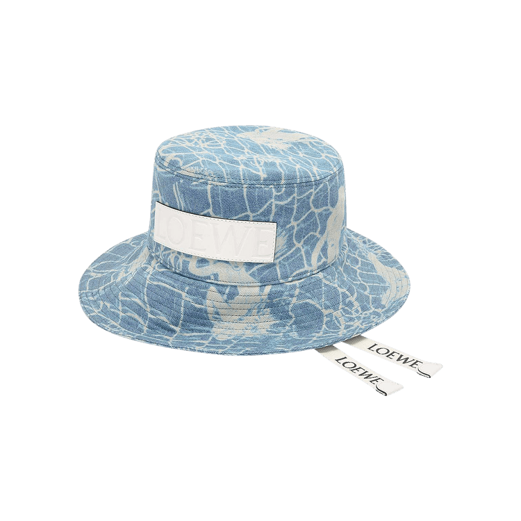 Loewe Fisherman Mermaid Hat 'Washed Indigo/Soft White'
