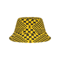 Rhude Checkered Monogram Bucket Hat 'Yellow/Black'