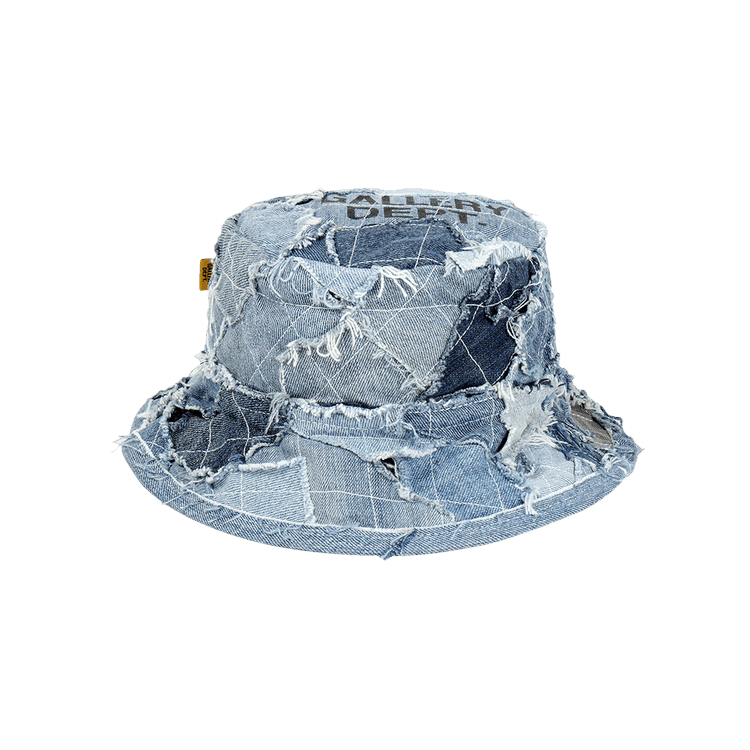 Gallery Dept. Recycled Denim Roadman Bucket Hat 'Blue'