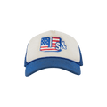 Vintage USA Trucker Hat 'White'