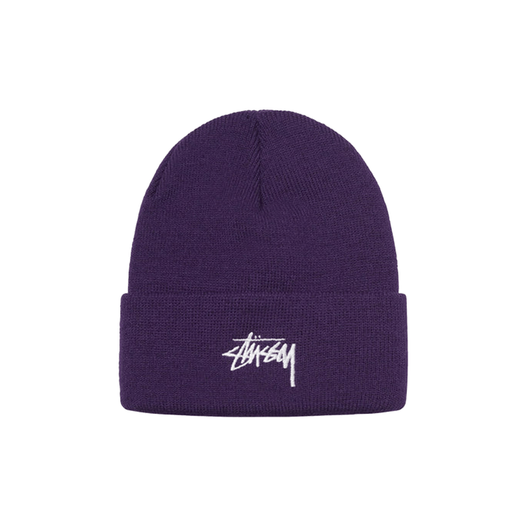 Stussy Stock Cuff Beanie 'Grape'