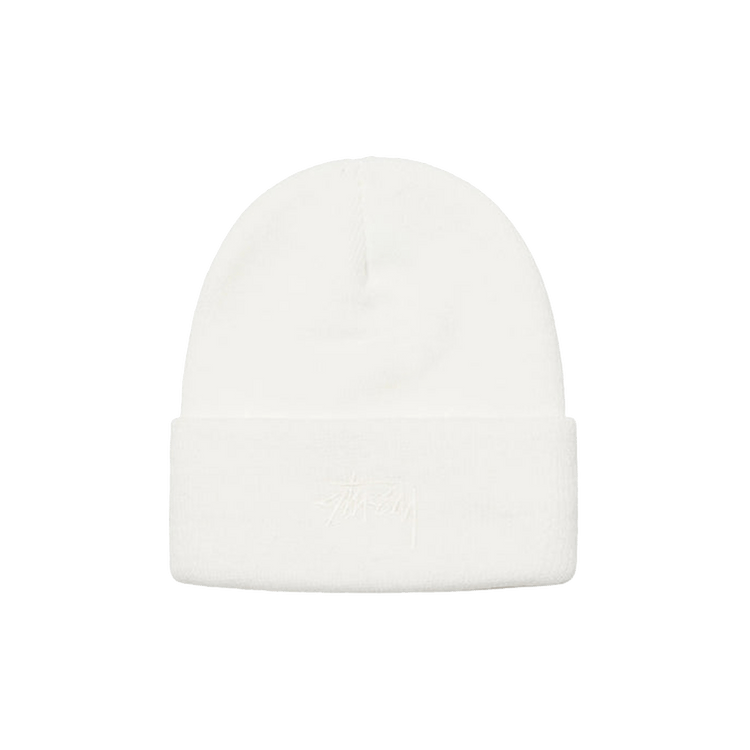 Stussy Stock Cuff Beanie 'Bone'