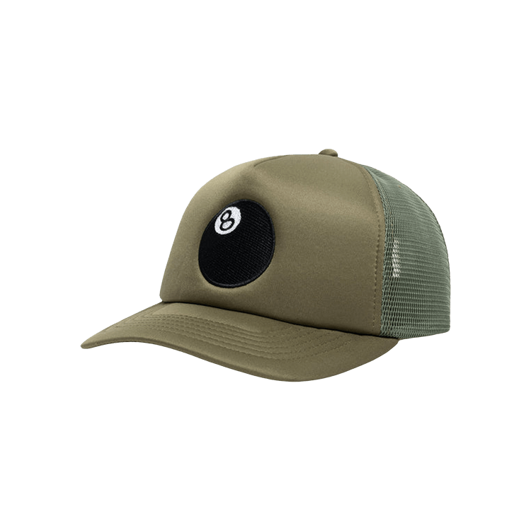 Stussy 8 Ball Trucker Cap 'Moss'