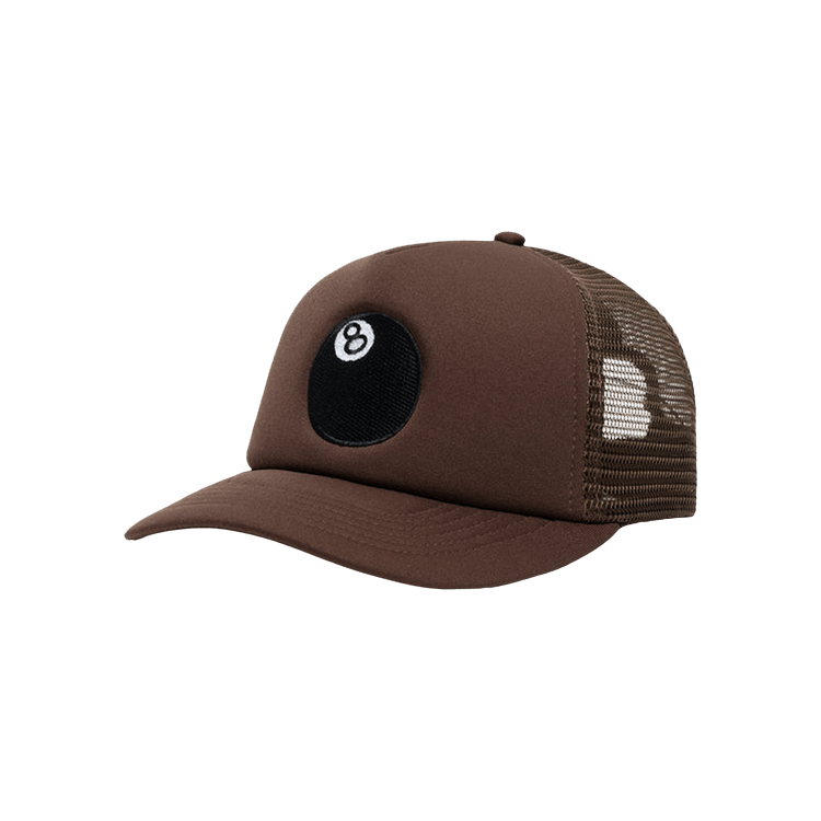 Stussy 8 Ball Trucker Cap 'Brown'