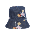 Engineered Garments Bucket Hat 'Indigo Denim Floral'