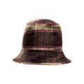 Engineered Garments Poly Wool Plaid Bucket Hat 'Brown/Pink'
