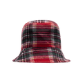 Engineered Garments Poly Wool Plaid Bucket Hat 'Red/Green'