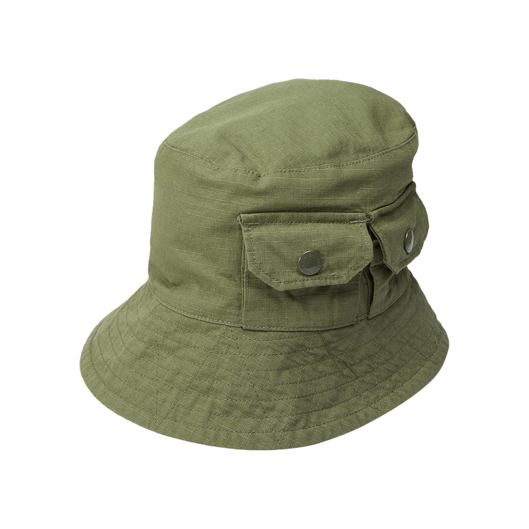 Engineered Garments Cotton Ripstop Explorer Hat 'Olive'
