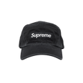 Supreme Washed Chino Twill Camp Cap 'Black'