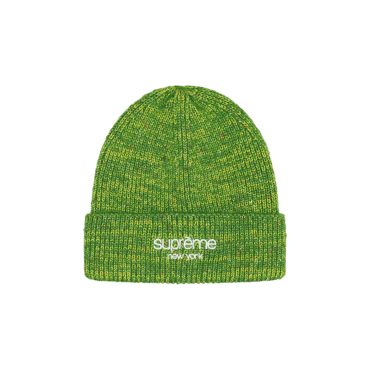 Supreme Rainbow Speckle Beanie 'Green'