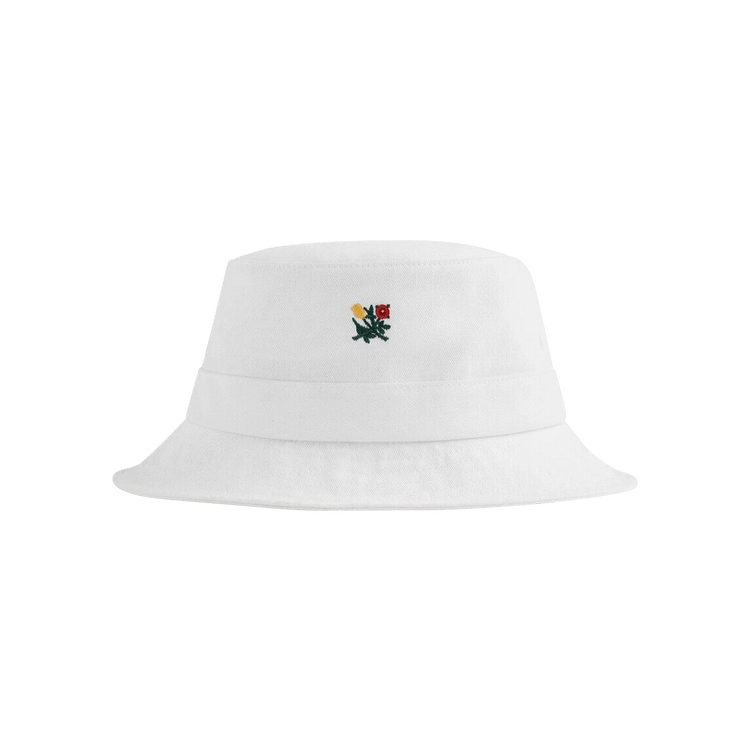 Aimé Leon Dore Brushed Floral Crest Bucket 'White'