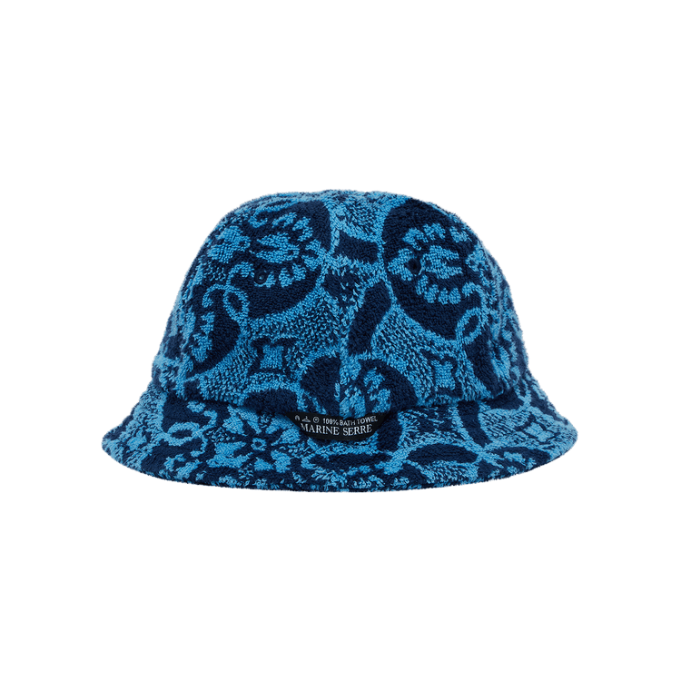 Marine Serre Oriental Towels Bell Hat 'Oriental Aquarius'