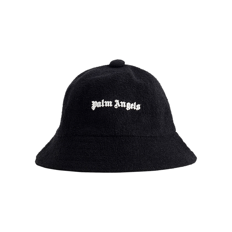 Palm Angels Boucle Bucket Hat 'Black/White'