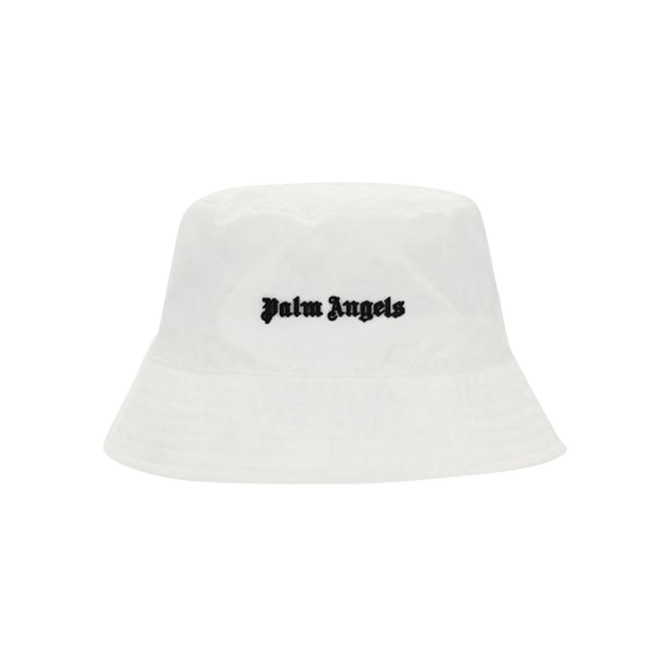 Palm Angels Classic Logo Bucket Hat 'White/Black'