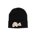 Palm Angels Bear Printed Beanie 'Black/Brown'