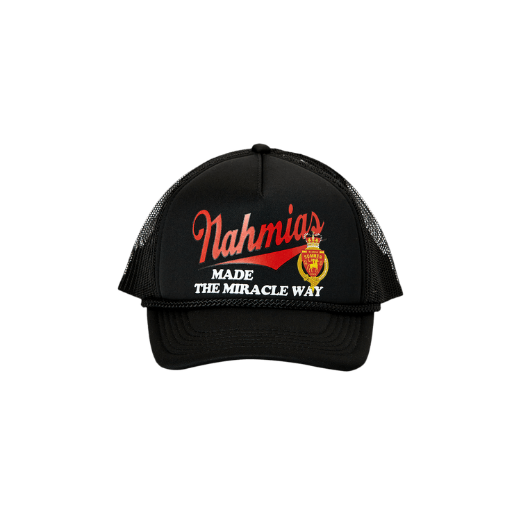Nahmias Miracle Way Trucker Hat 'Black On Black'