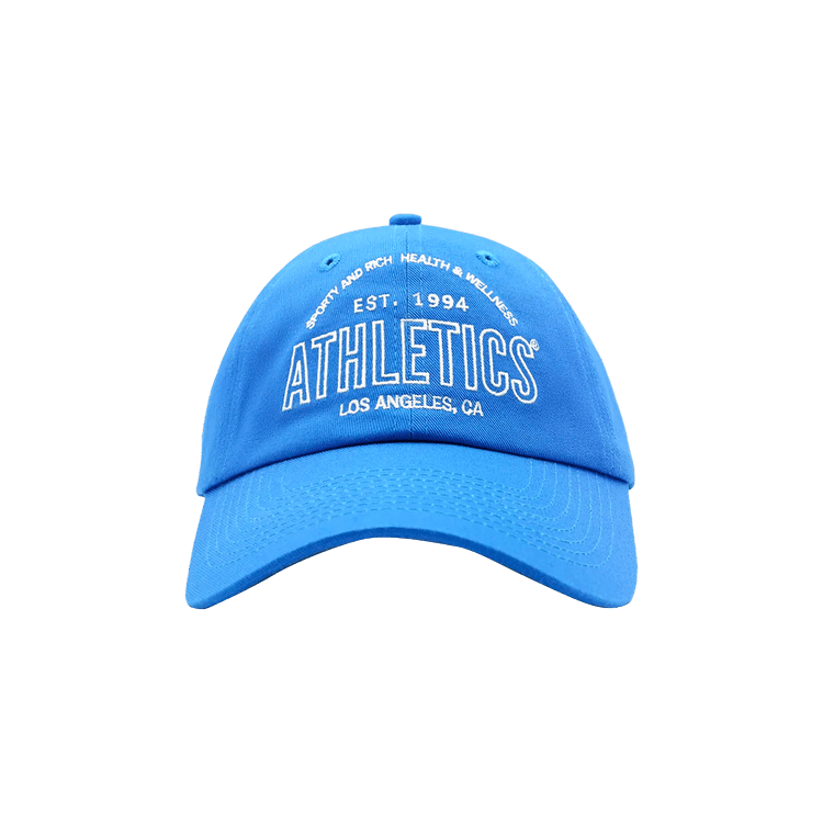 Sporty & Rich Athletics Hat 'Ocean/White'