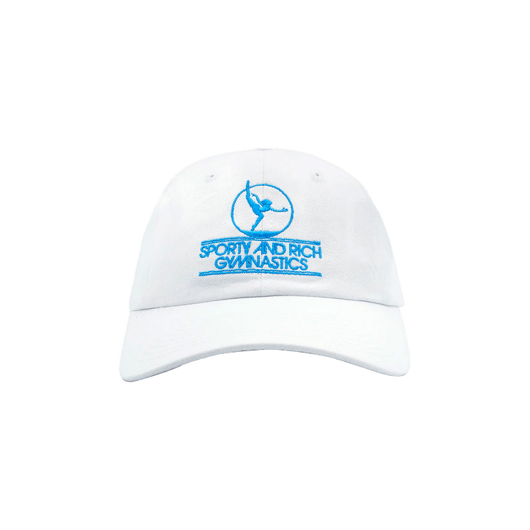 Sporty & Rich Gymnastics Hat 'White/Blue'