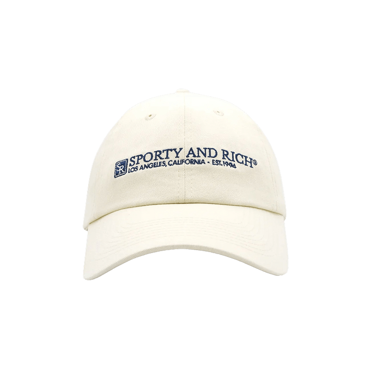 Sporty & Rich 94 Hat 'Cream/Navy'