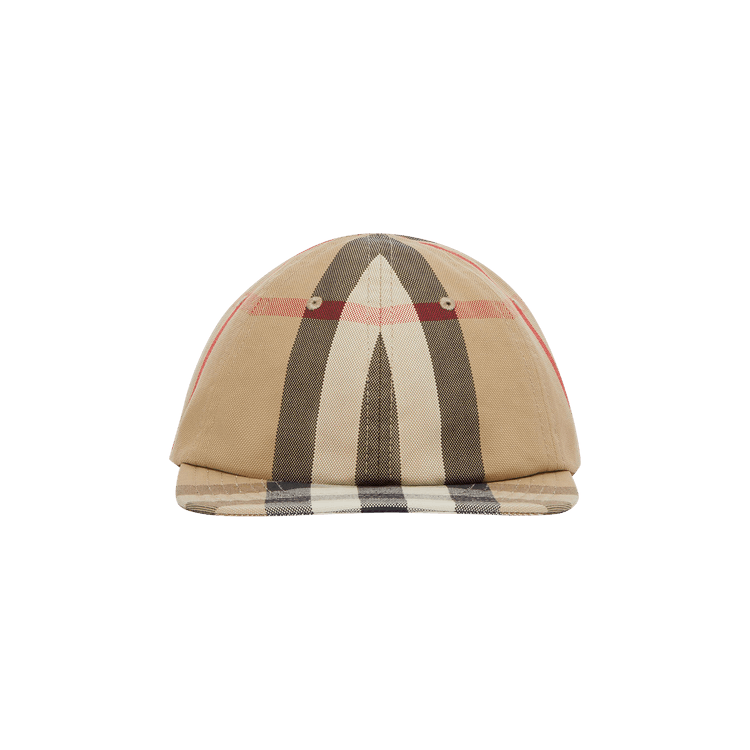 Burberry Reversible Vintage Check Baseball Cap 'Archive Beige'